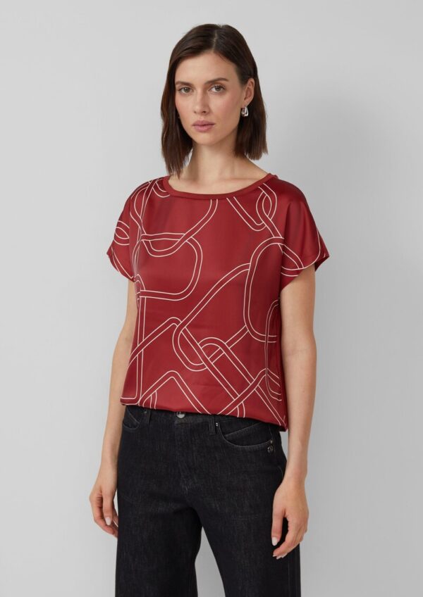 Feines Blusenshirt im Relaxed Fit