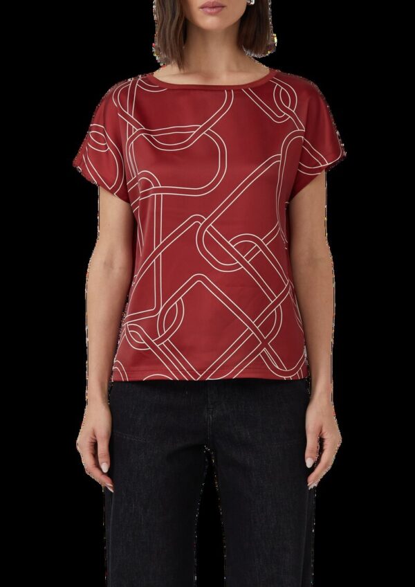 Feines Blusenshirt im Relaxed Fit