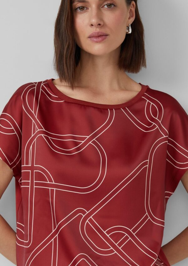 Feines Blusenshirt im Relaxed Fit