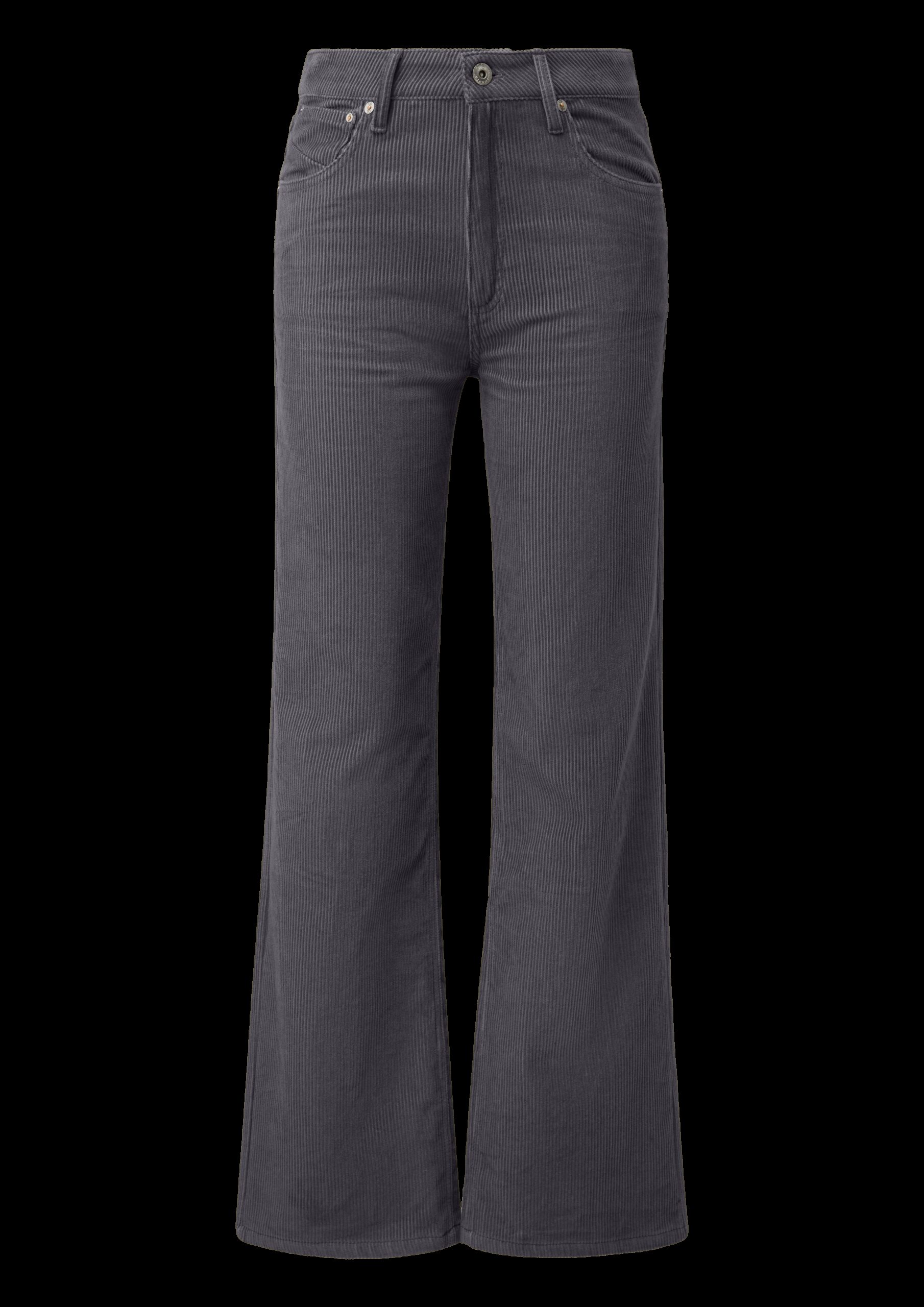 Cordhose mit weitem Bein