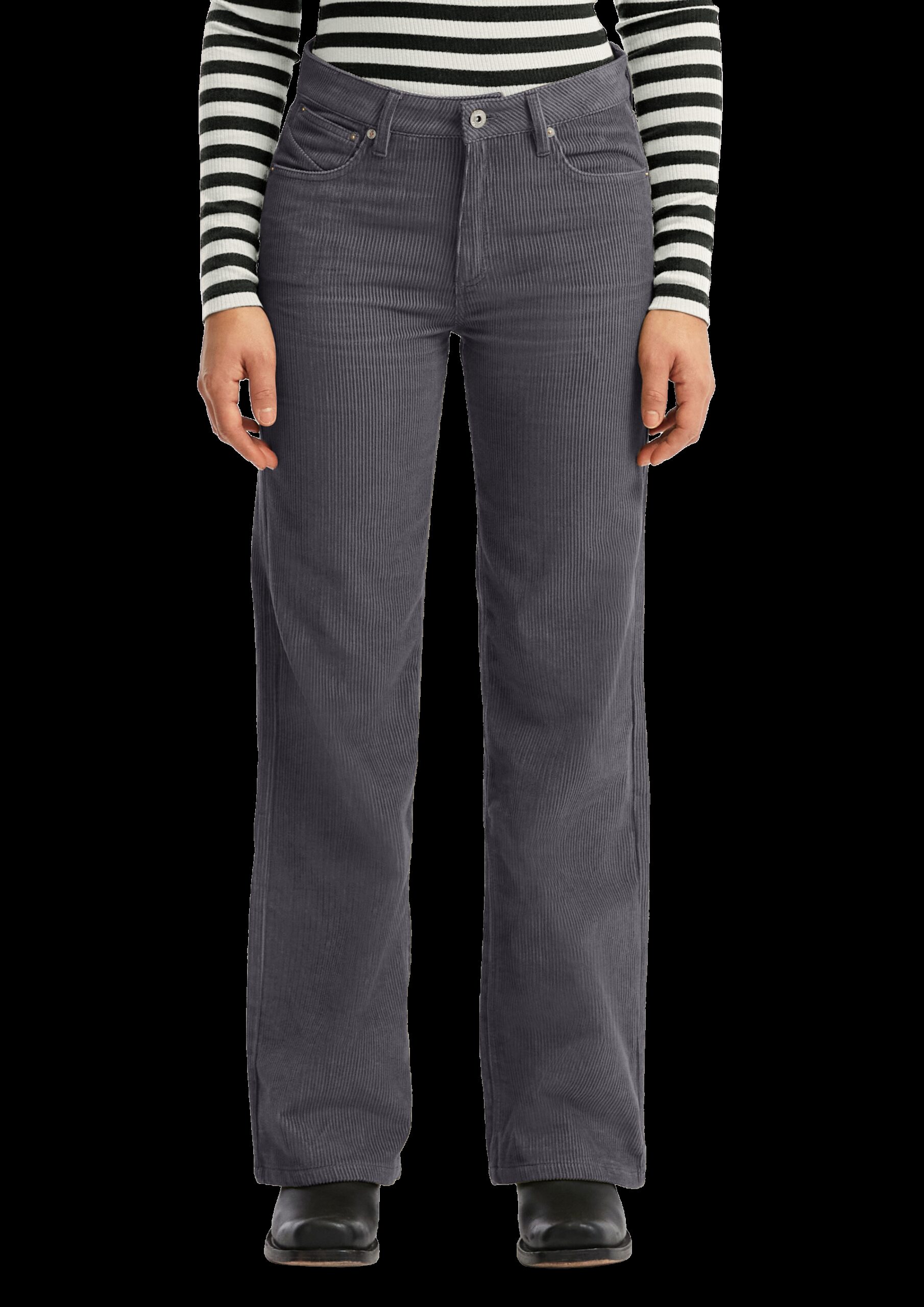 Cordhose mit weitem Bein