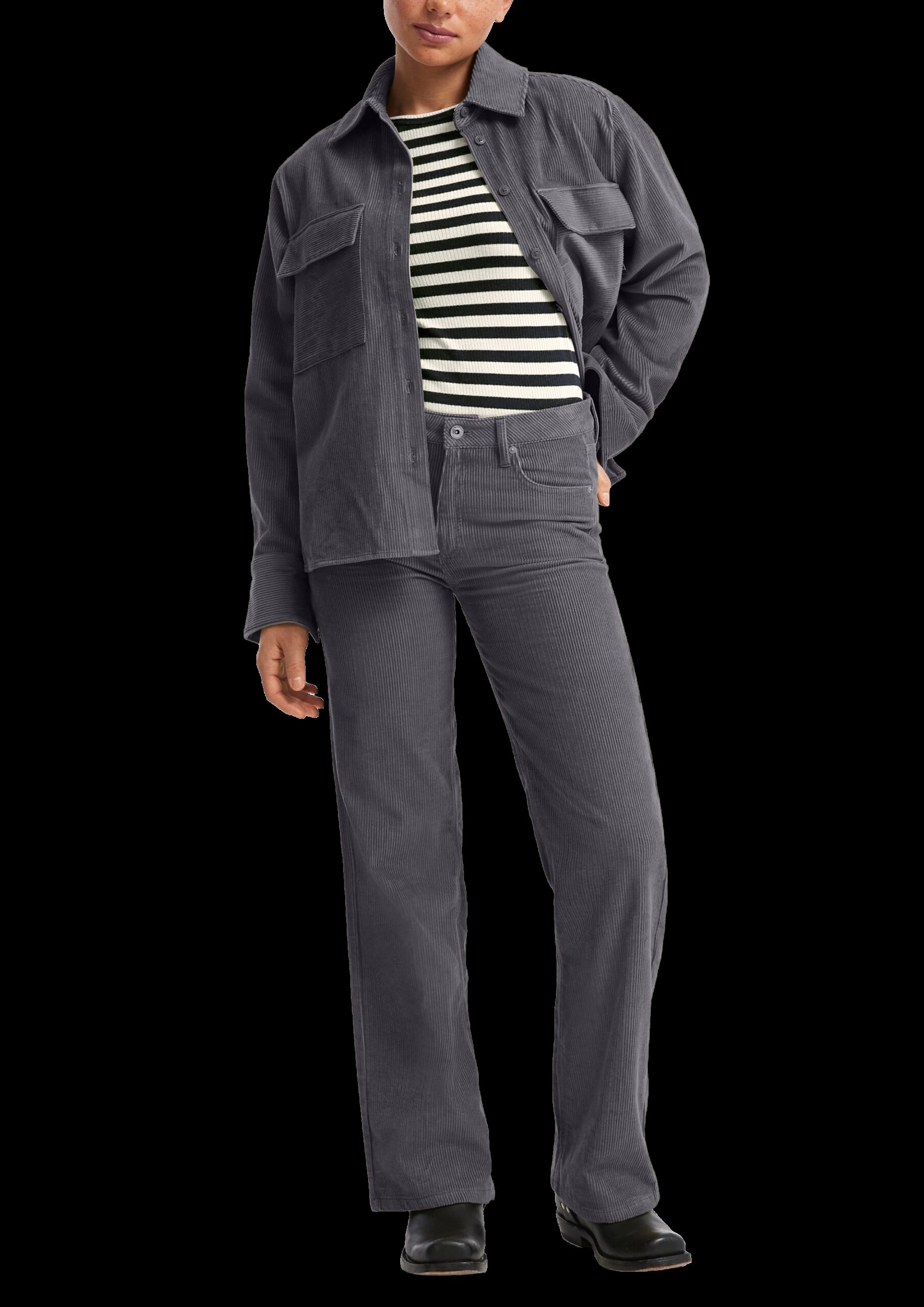 Cordhose mit weitem Bein