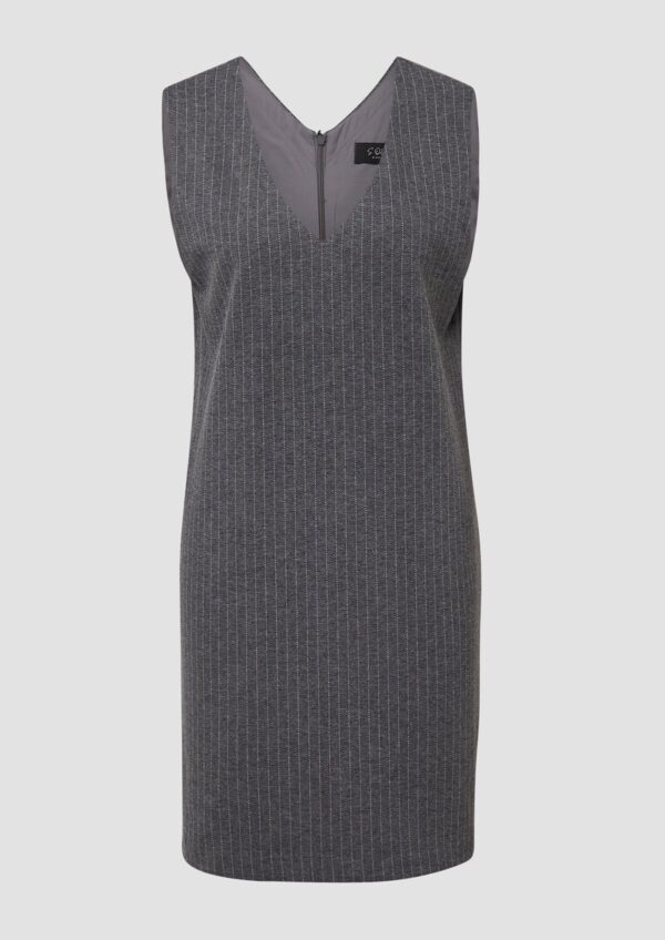 Kleid im A-Shape mit Nadelstreifen