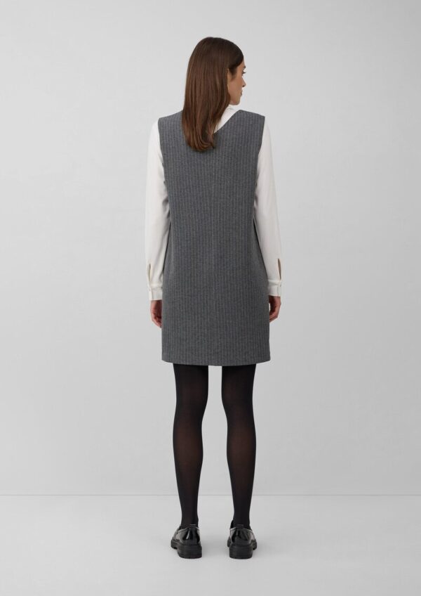 Kleid im A-Shape mit Nadelstreifen