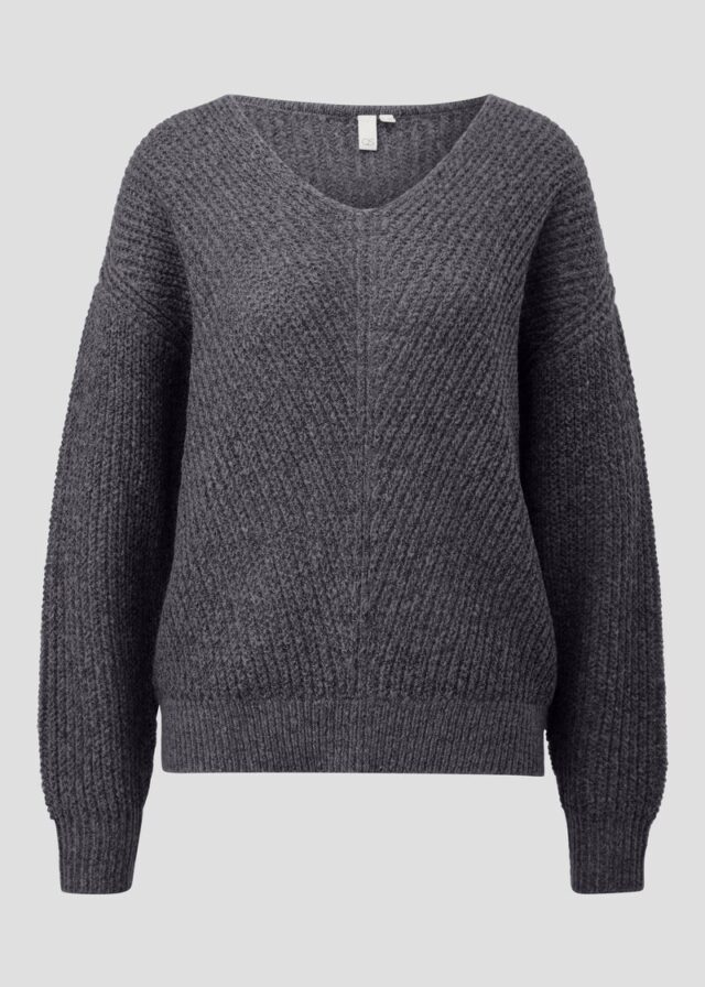 Melierter Pullover
