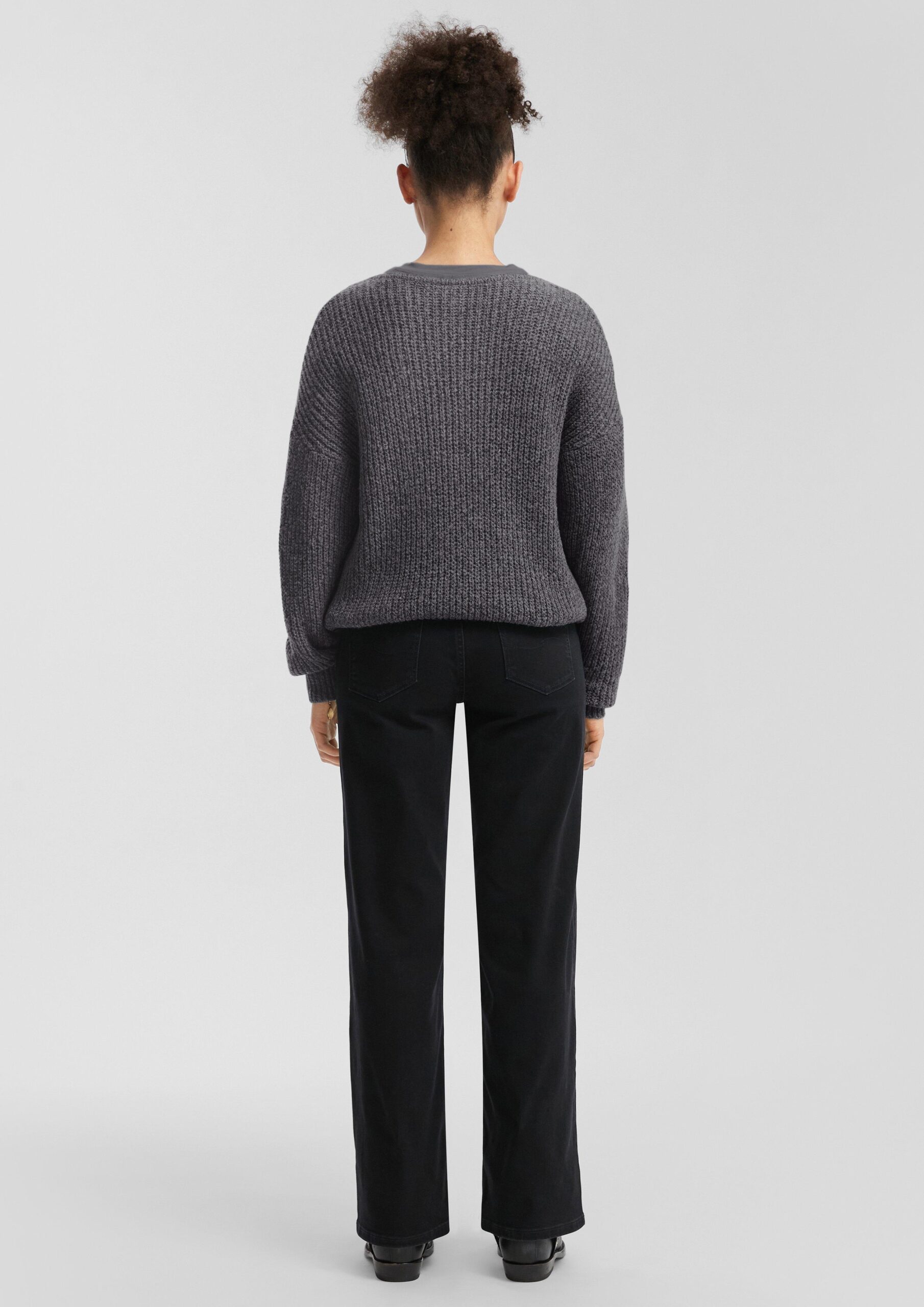 Melierter Pullover