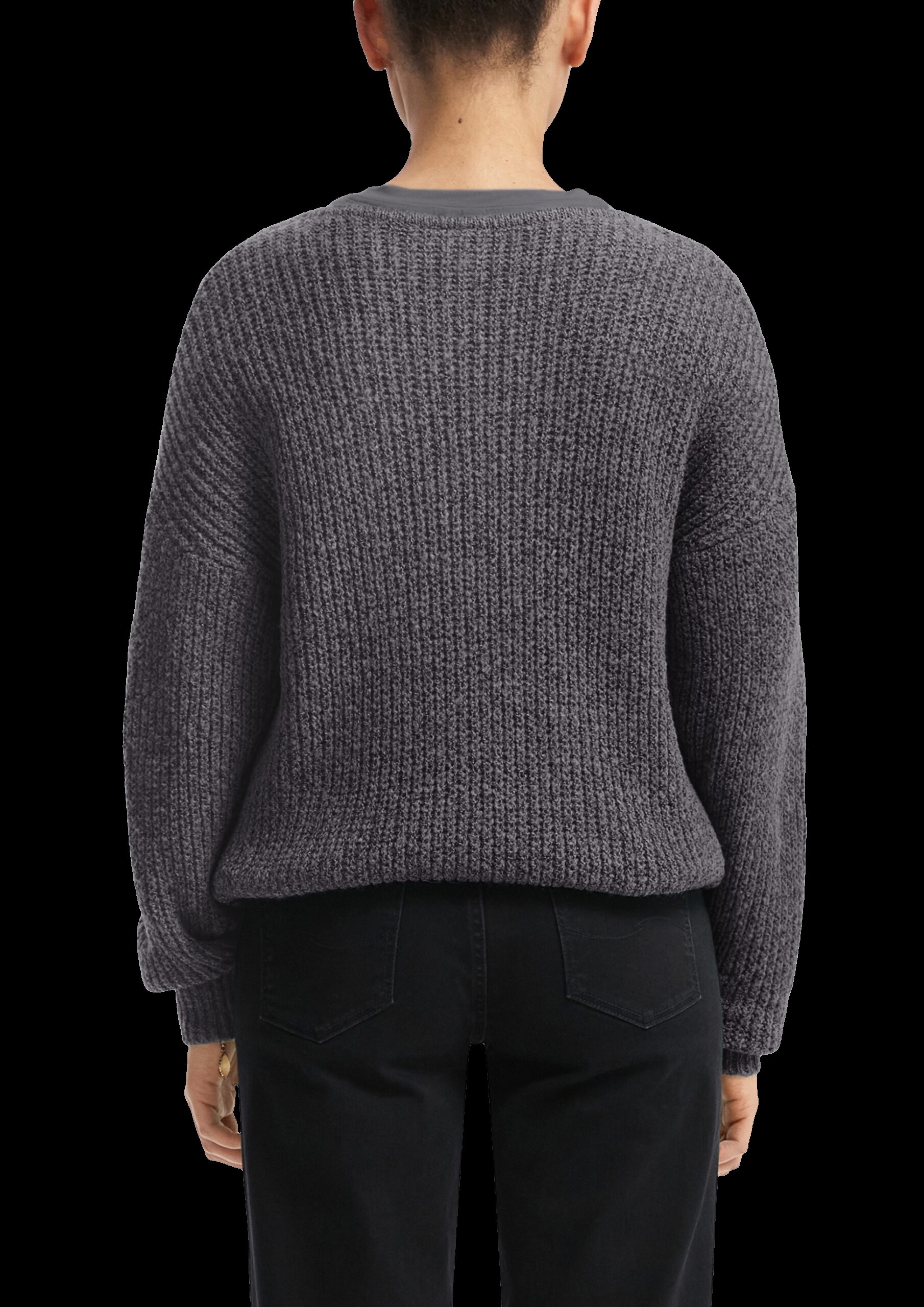 Melierter Pullover