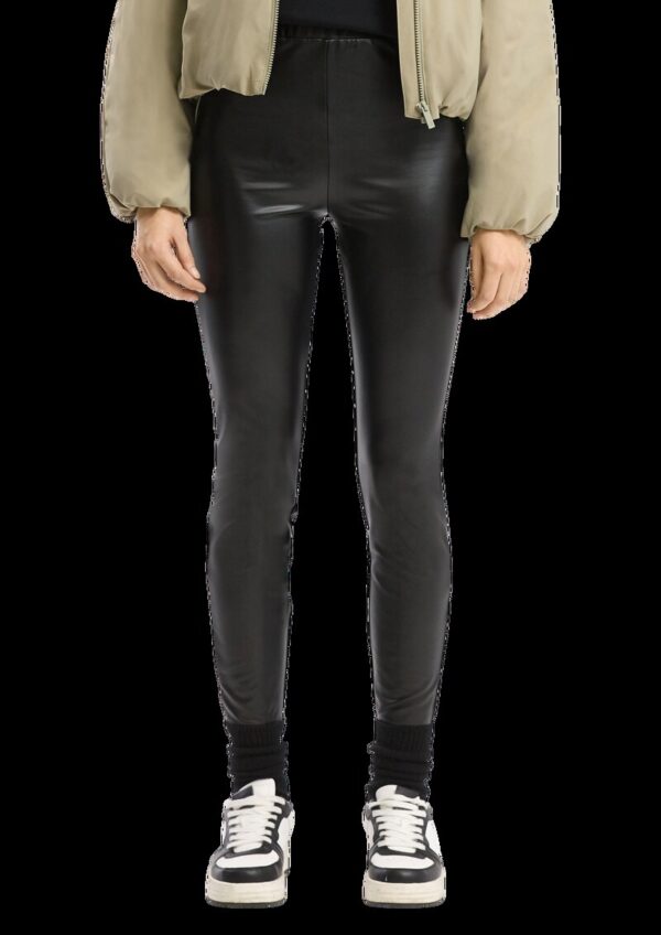 Leggings in Leder-Optik