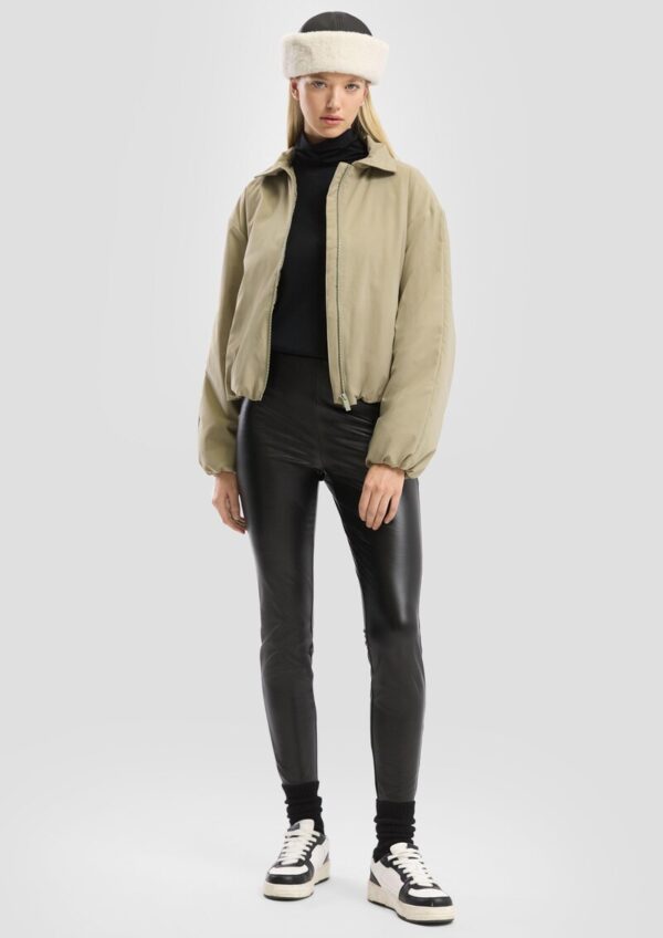 Leggings in Leder-Optik