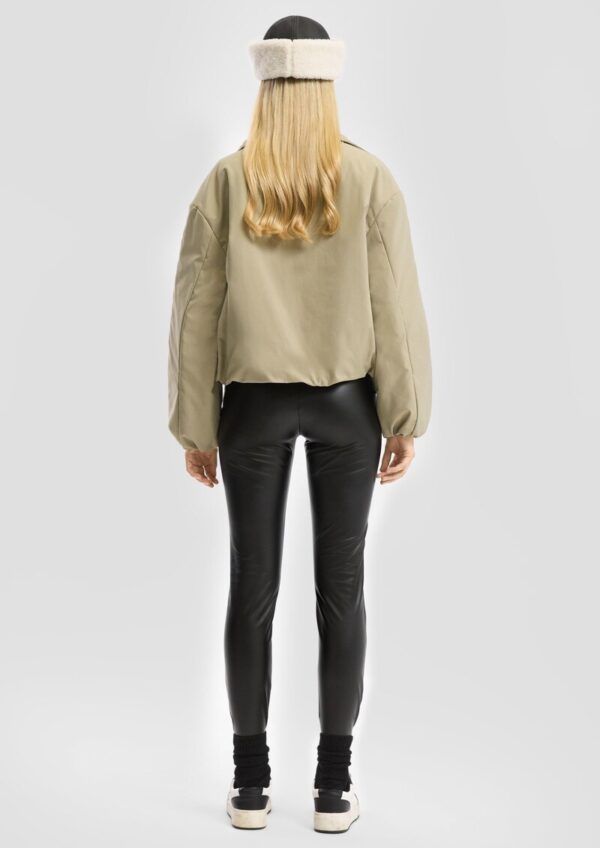 Leggings in Leder-Optik