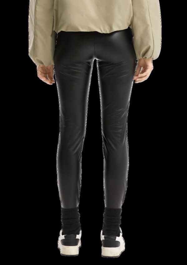 Leggings in Leder-Optik