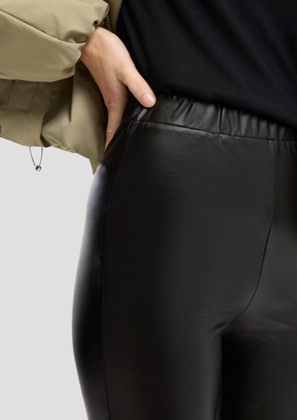 Leggings in Leder-Optik