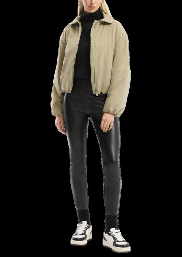 Leggings in Leder-Optik