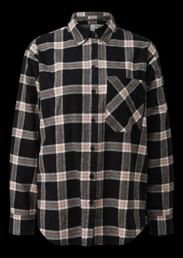 Flanellhemd mit Karomuster