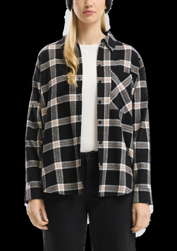 Flanellhemd mit Karomuster