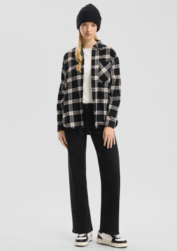 Flanellhemd mit Karomuster