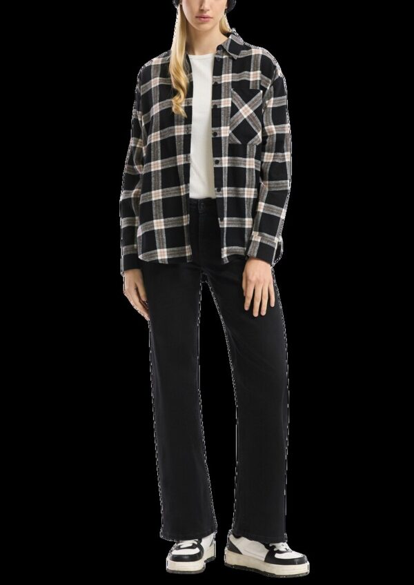 Flanellhemd mit Karomuster