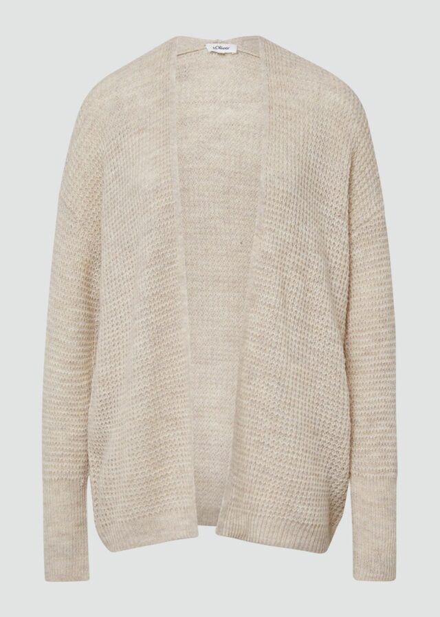 Strick-Cardigan aus Alpakamix