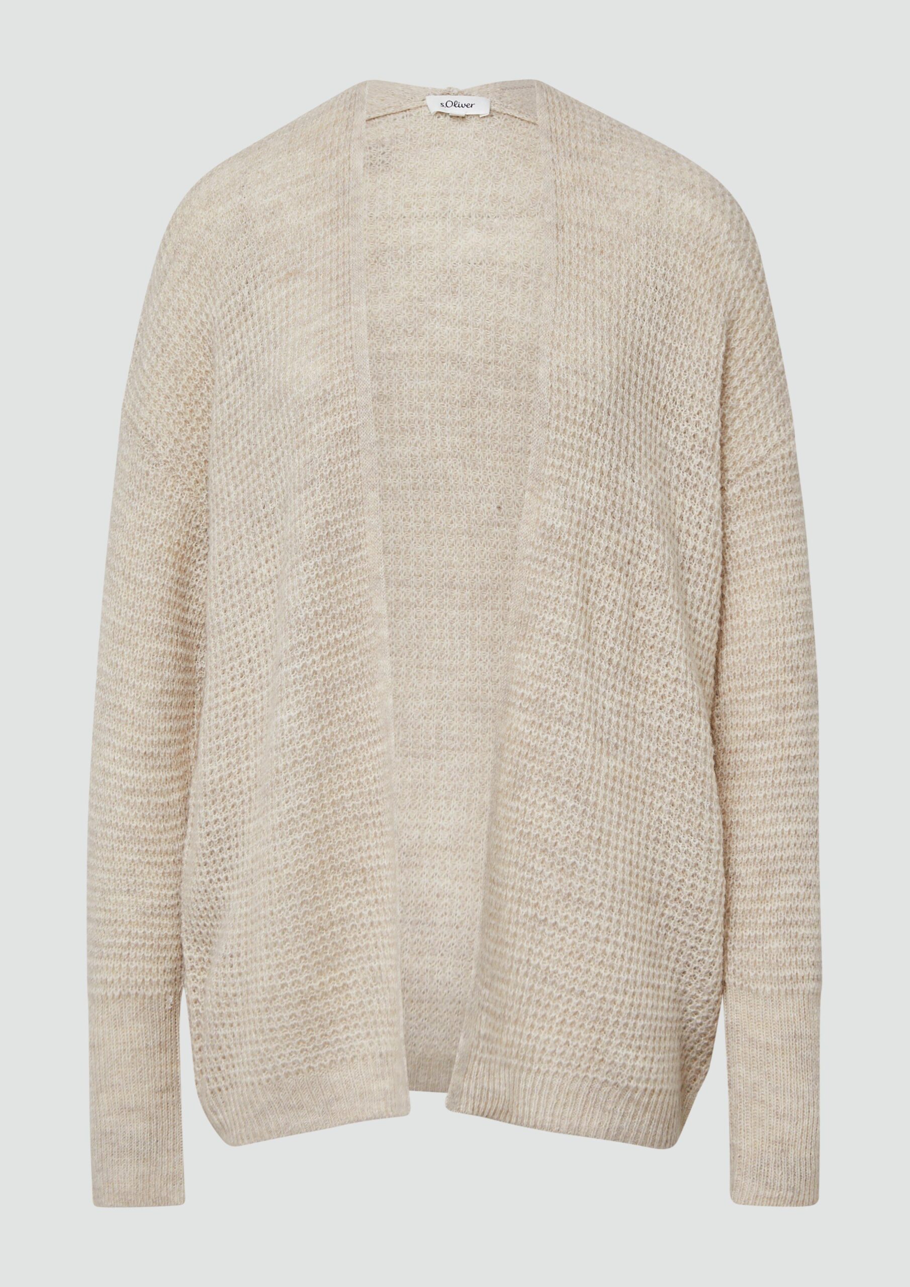 Strick-Cardigan aus Alpakamix