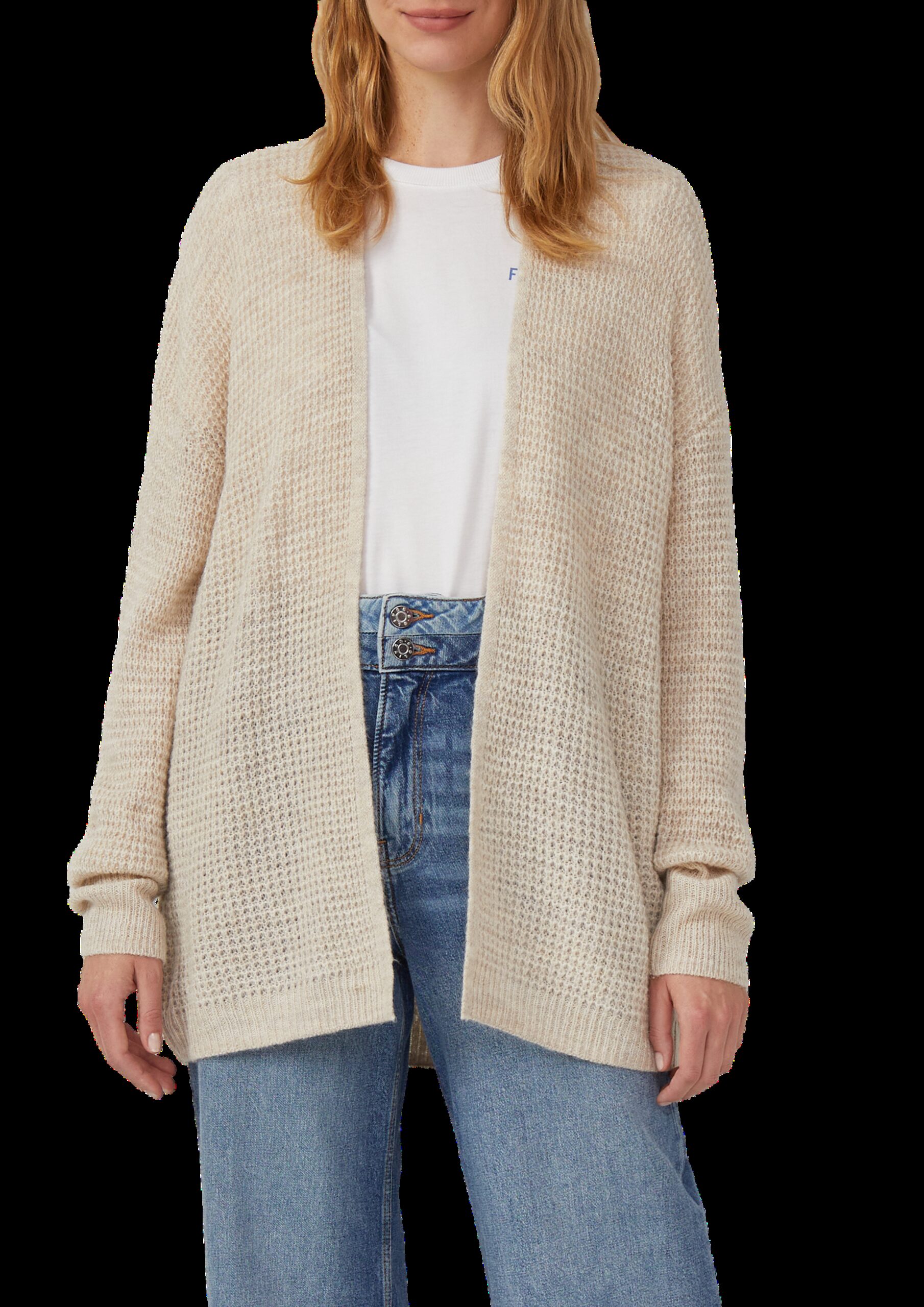 Strick-Cardigan aus Alpakamix