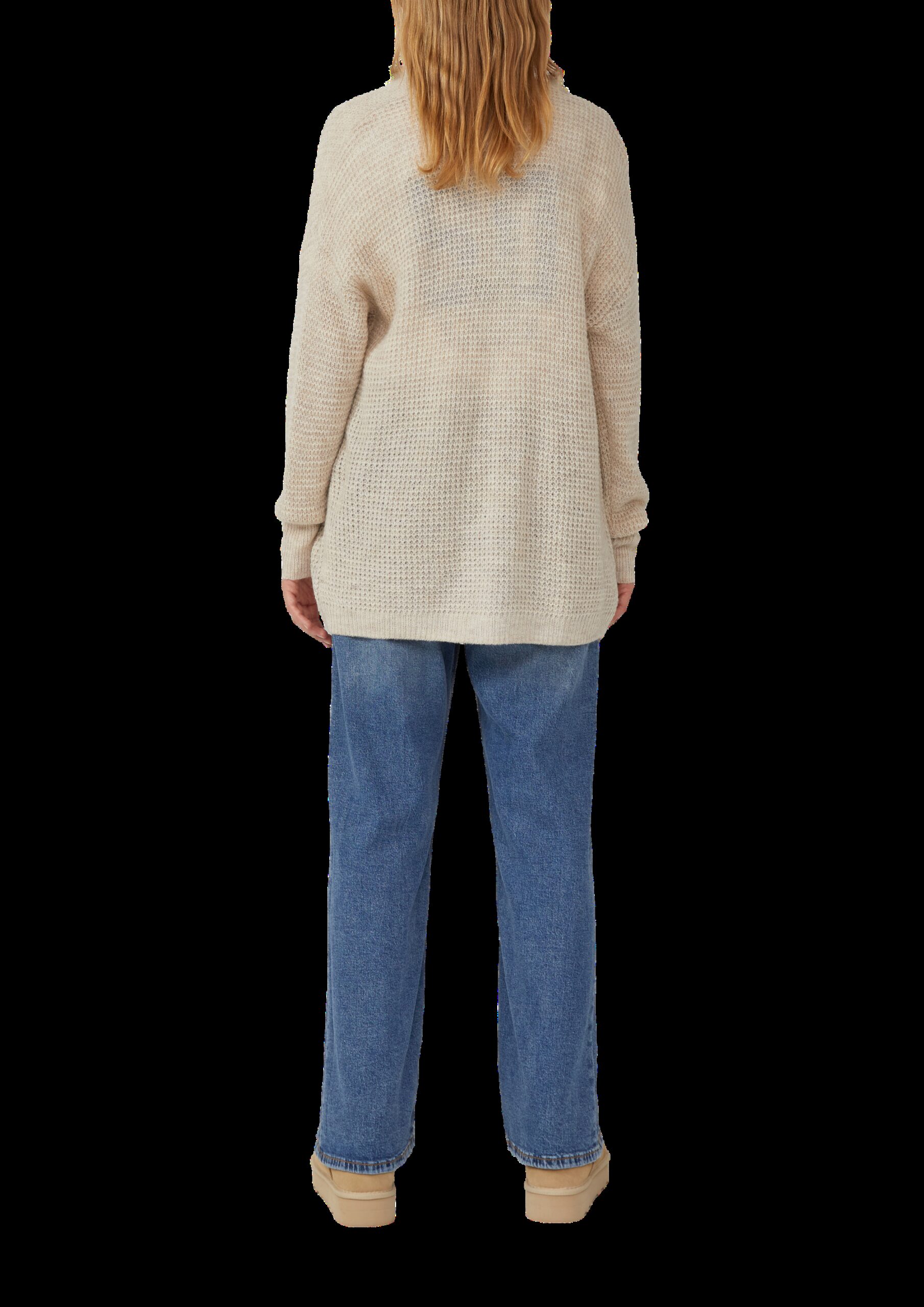 Strick-Cardigan aus Alpakamix