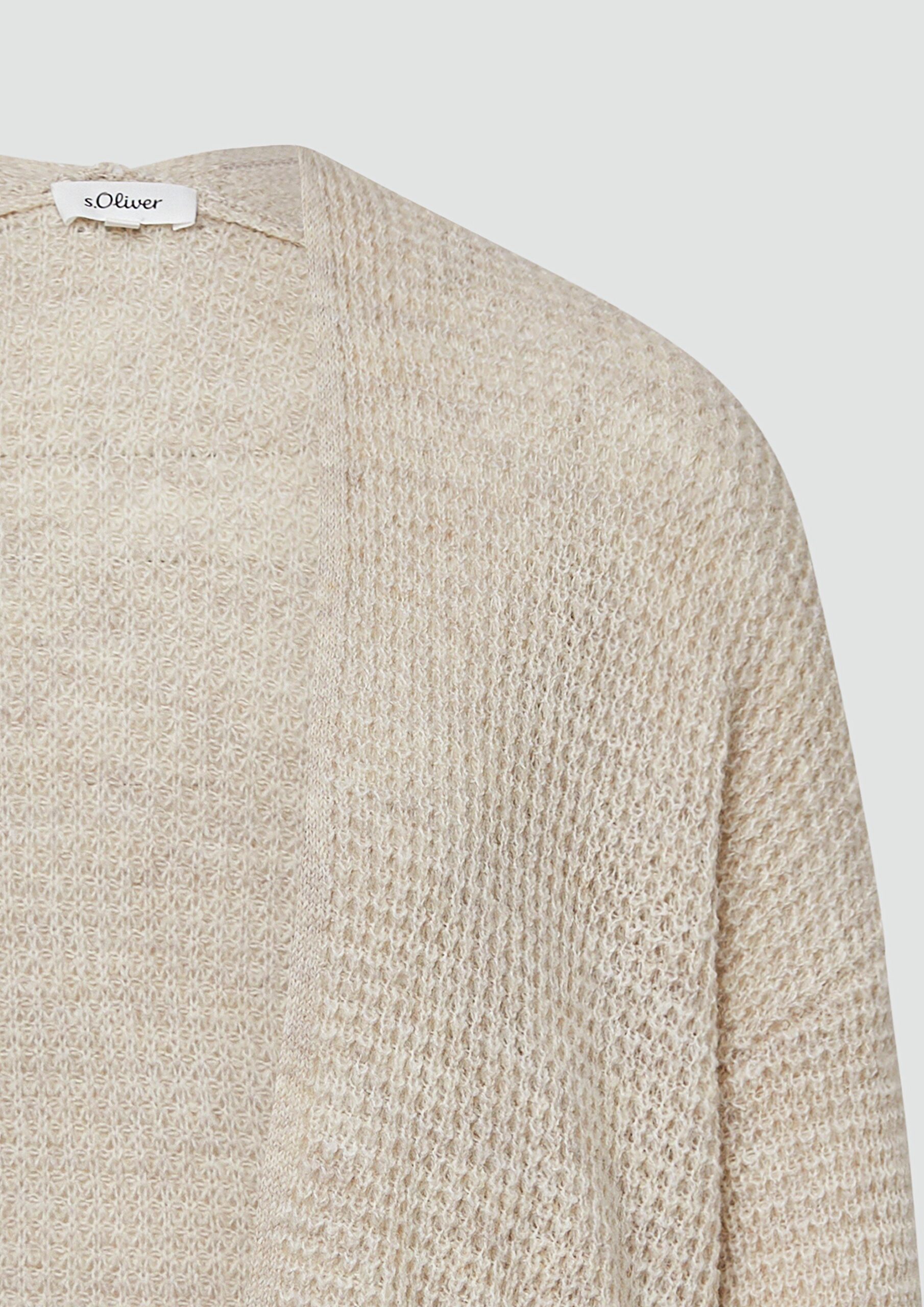 Strick-Cardigan aus Alpakamix