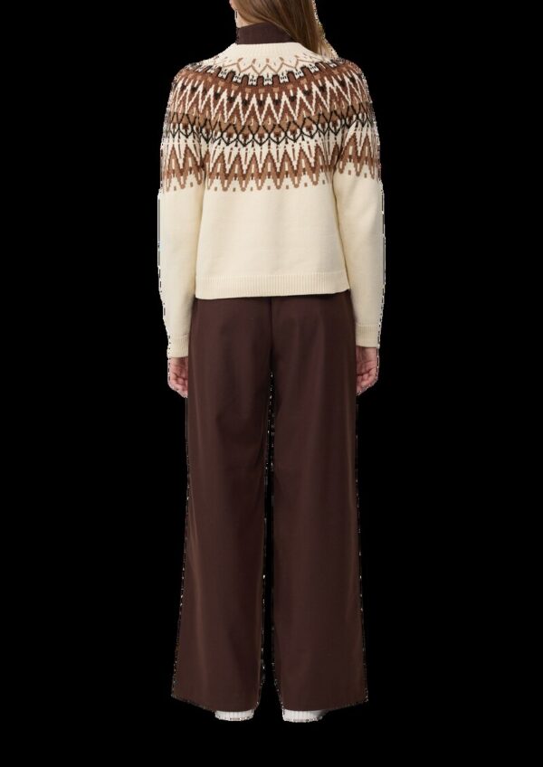 Strickpullover mit Jacquard-Muster