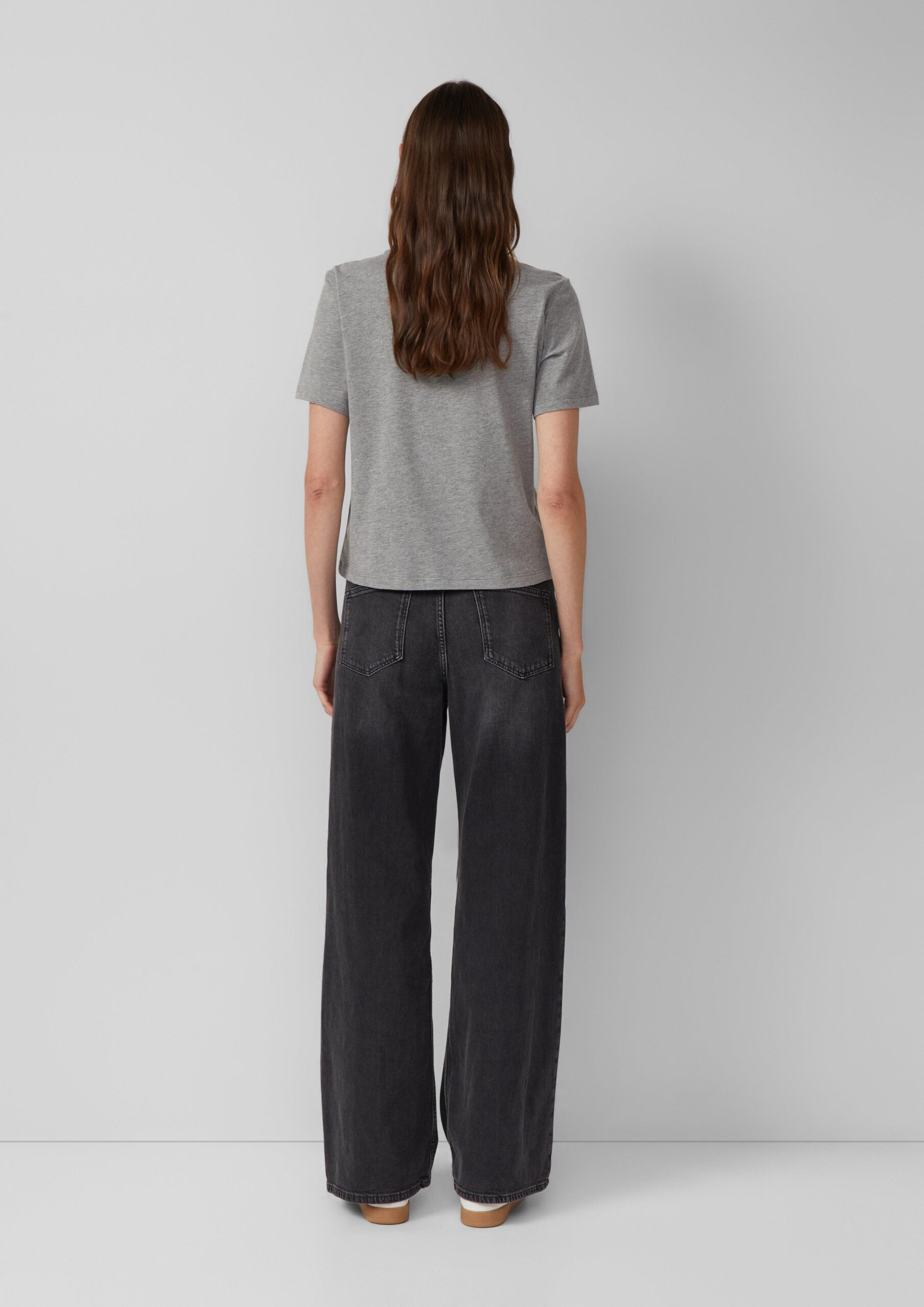 T-Shirt mit Folien-Print