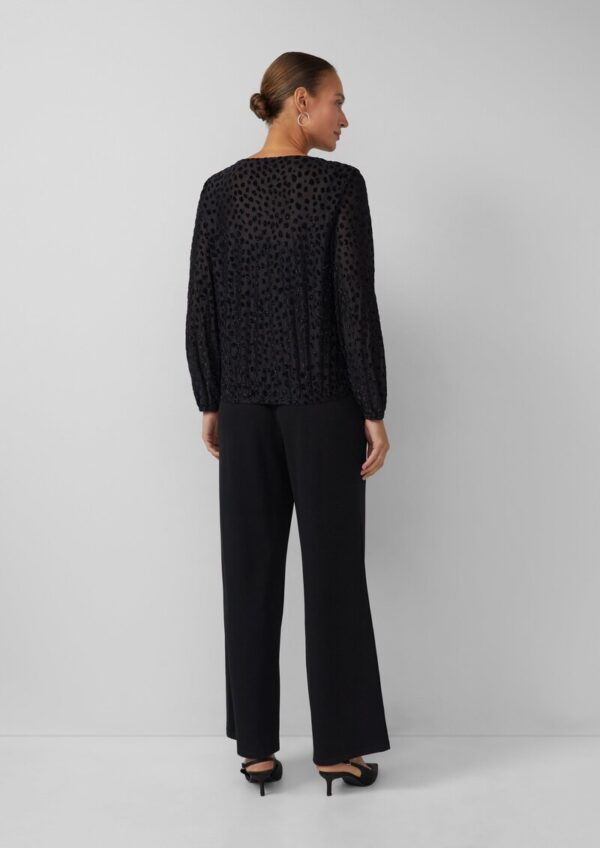 Transparentes Samtshirt im Relaxed Fit