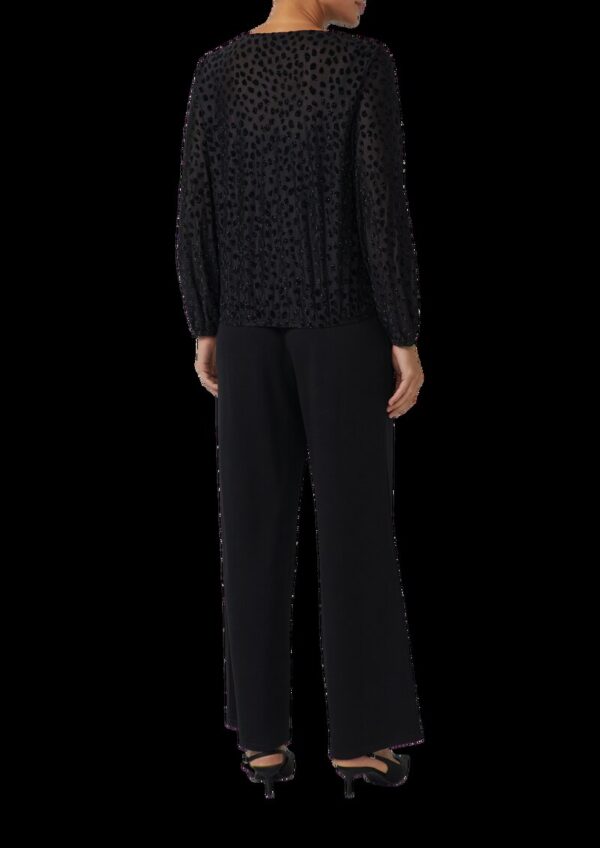 Transparentes Samtshirt im Relaxed Fit