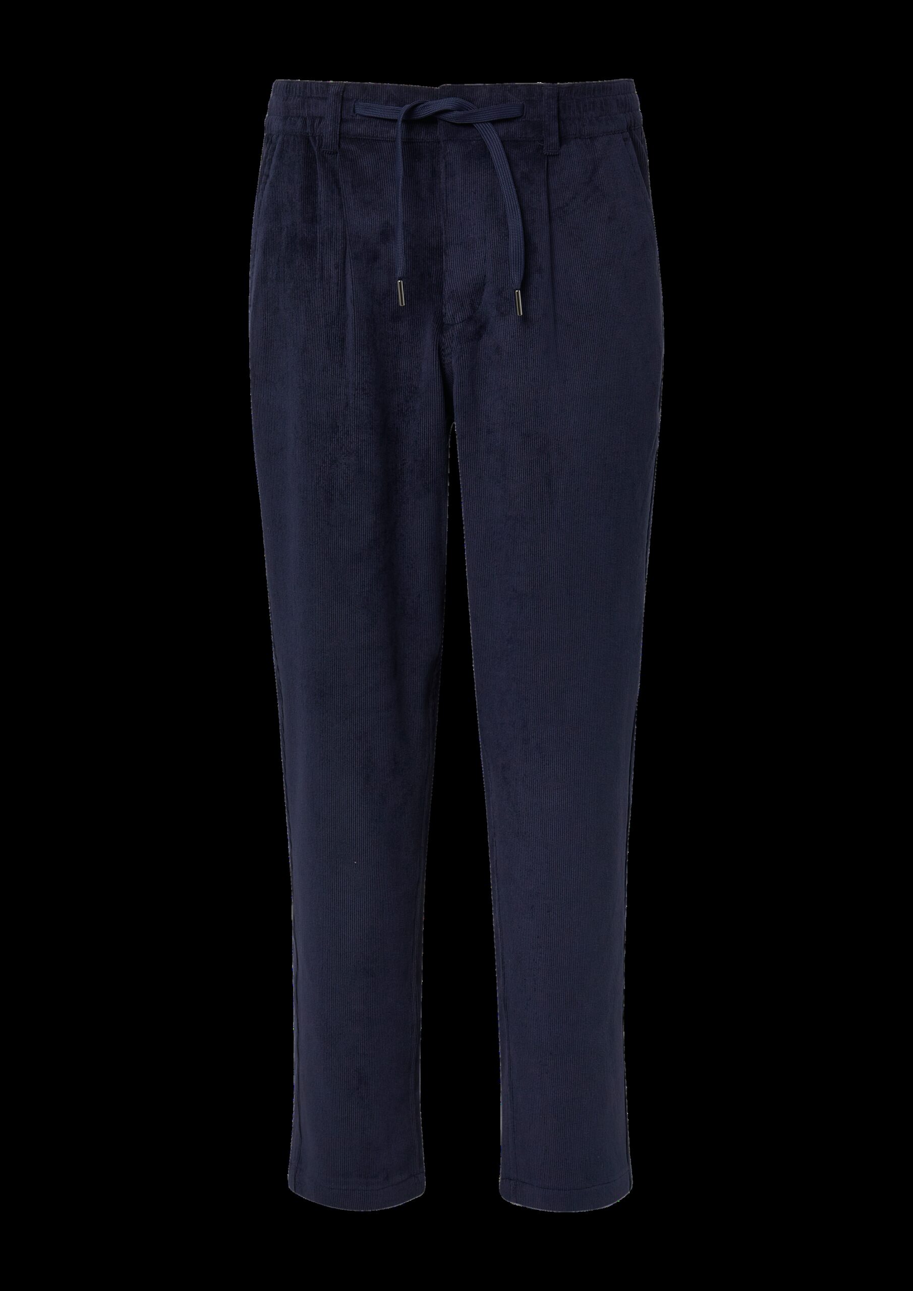 Ankle-Cordhose mit Elastikbund und Kordelzug