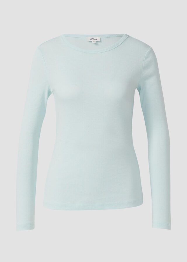 Elastisches Longsleeve im Slim Fit