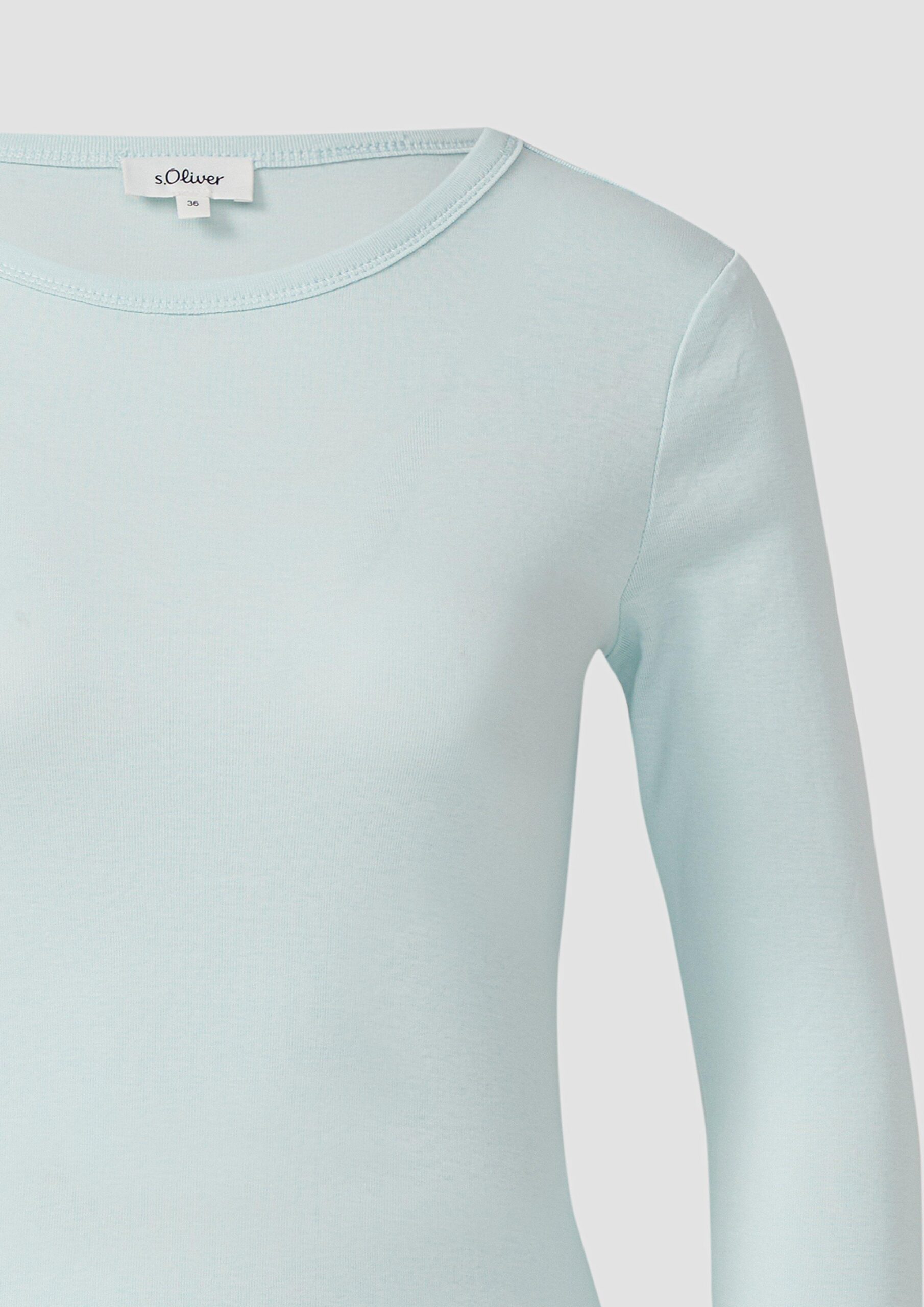 Elastisches Longsleeve im Slim Fit