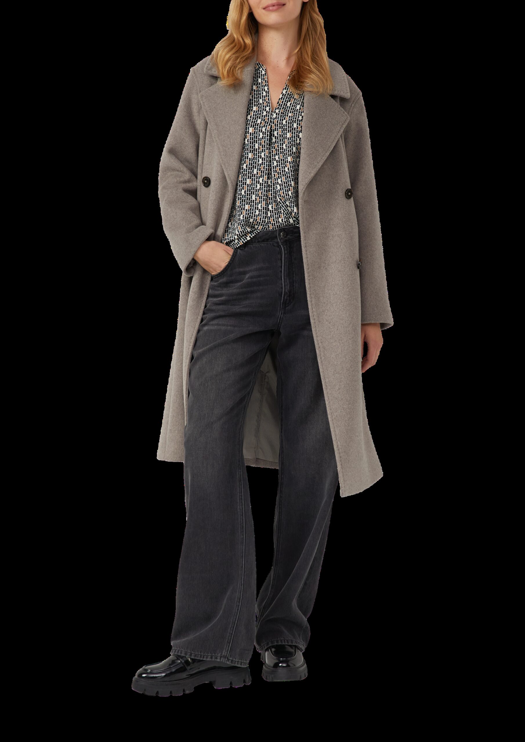 Bluse aus Viskose mit All-over-Print