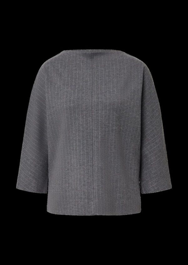 Relaxed-Fit-Shirt mit Nadelstreifen und Fledermausärmeln