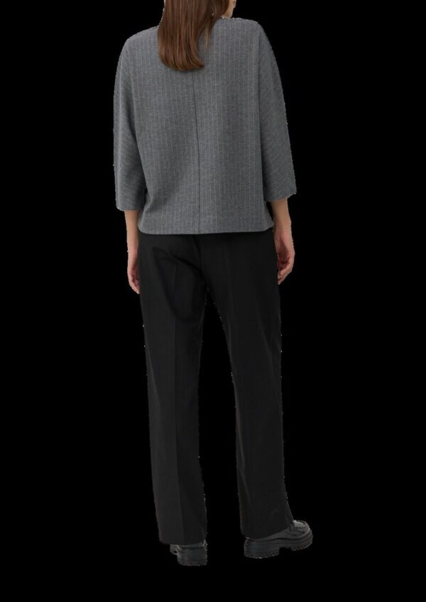 Relaxed-Fit-Shirt mit Nadelstreifen und Fledermausärmeln