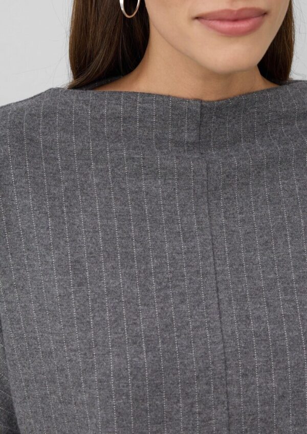 Relaxed-Fit-Shirt mit Nadelstreifen und Fledermausärmeln