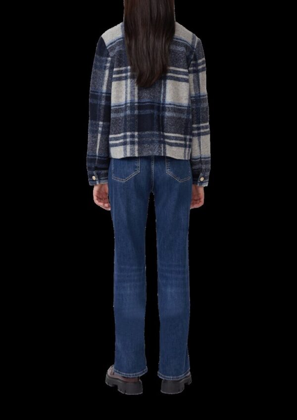 Leichte Wollmix-Jacke mit aufgesetzten Taschen