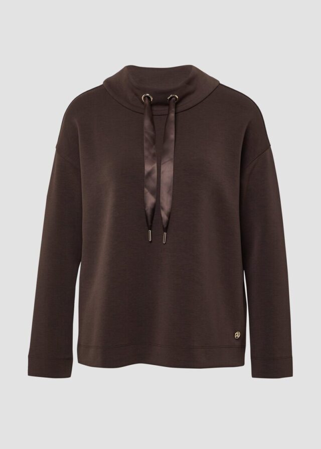 Sportiver Hoodie aus Scuba im Relaxed Fit