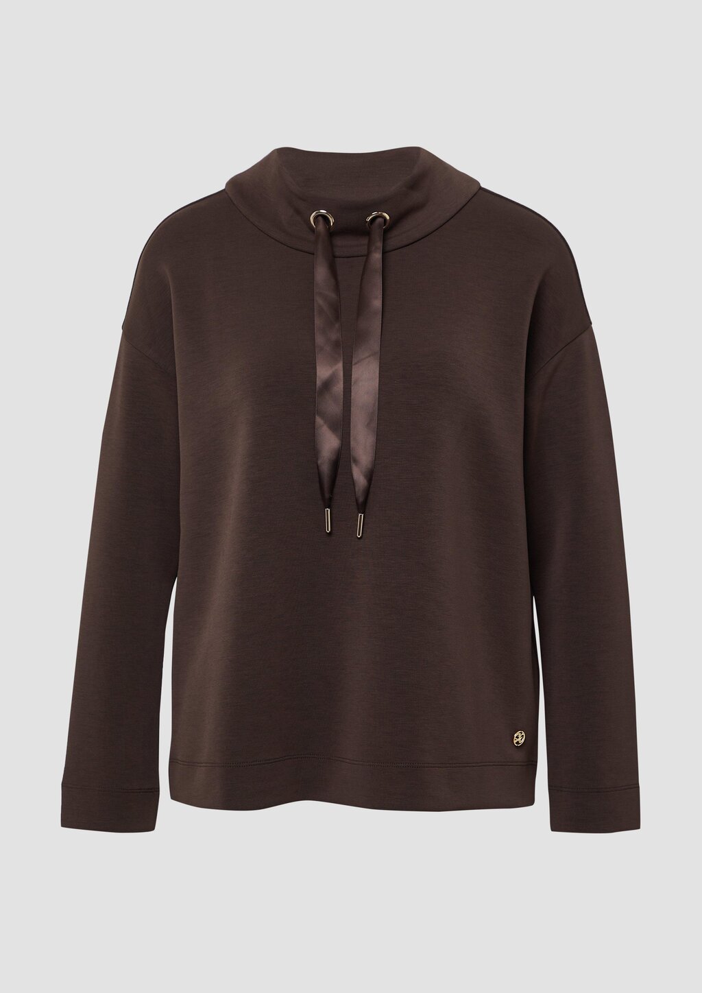 Sportiver Hoodie aus Scuba im Relaxed Fit