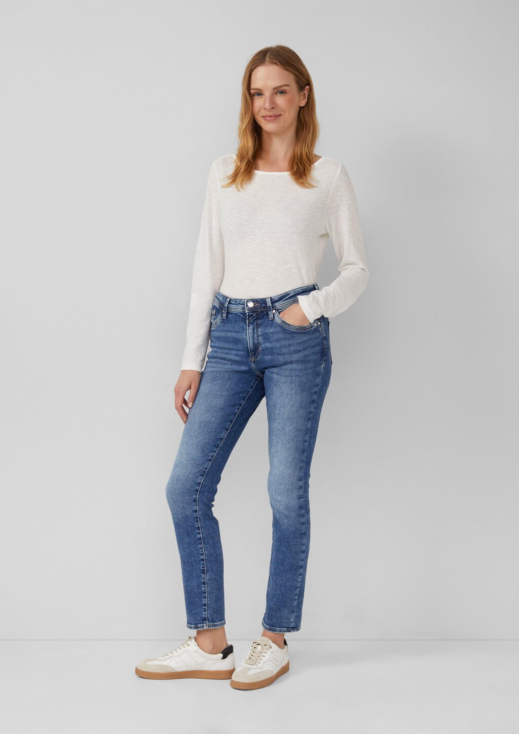 Jeans Betsy / Slim Fit / Mid Rise / Slim Leg