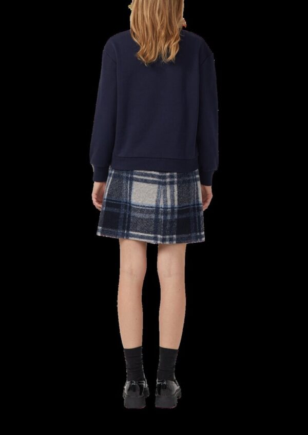 Verkürztes Sweatshirt mit Wording