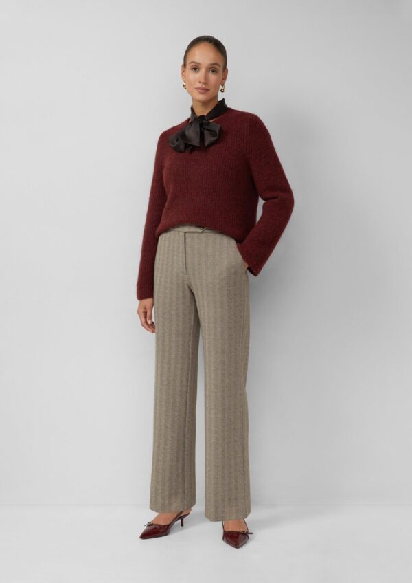 Stoffhose aus Interlock-Jersey mit Extra High Rise