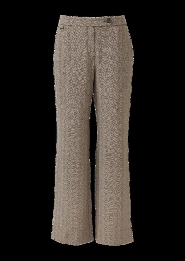 Stoffhose aus Interlock-Jersey mit Extra High Rise