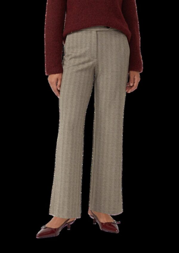 Stoffhose aus Interlock-Jersey mit Extra High Rise