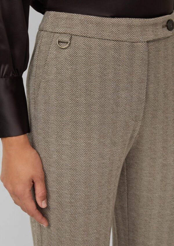 Stoffhose aus Interlock-Jersey mit Extra High Rise
