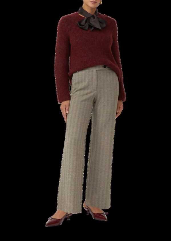 Stoffhose aus Interlock-Jersey mit Extra High Rise