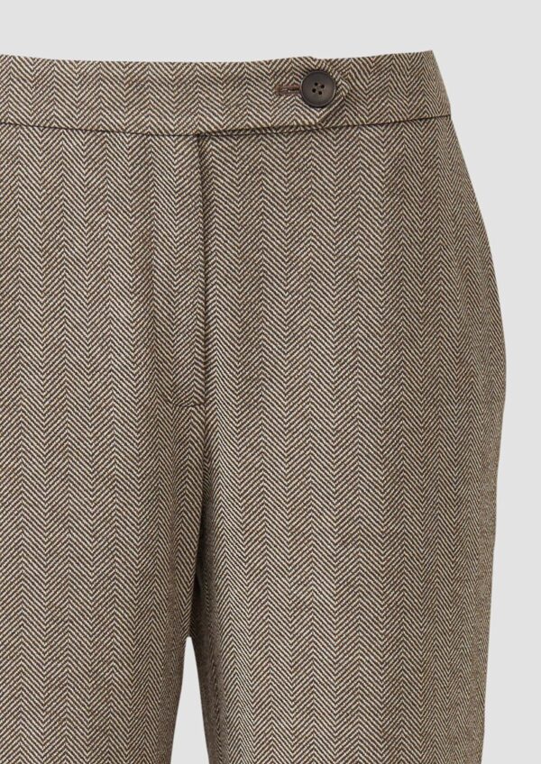 Stoffhose aus Interlock-Jersey mit Extra High Rise