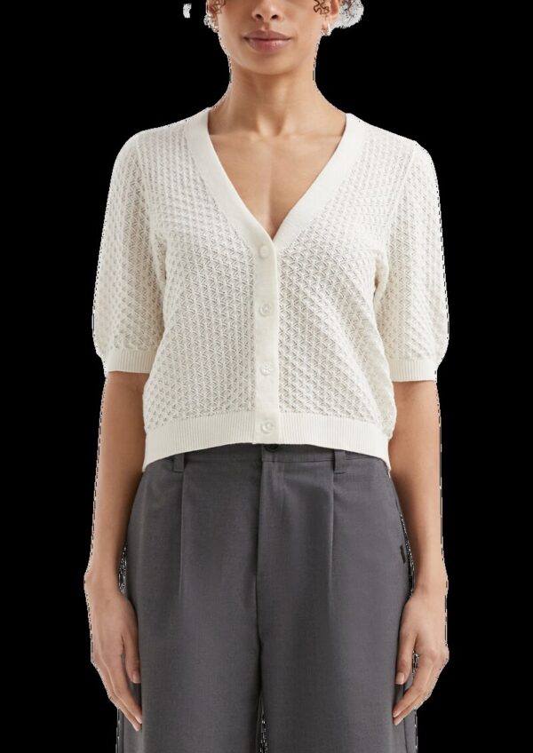 Strickjacke mit Ajourmuster