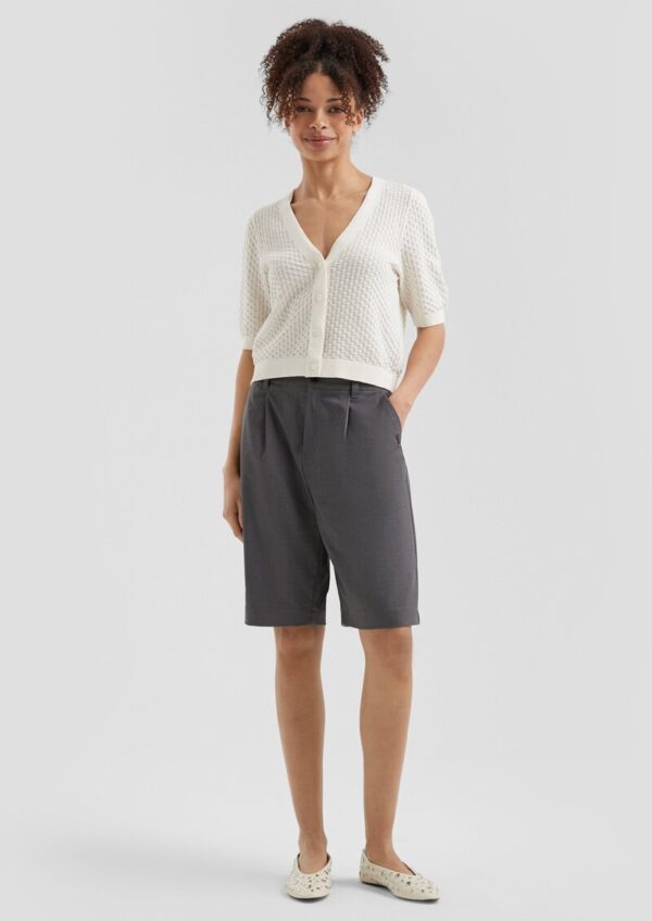 Strickjacke mit Ajourmuster